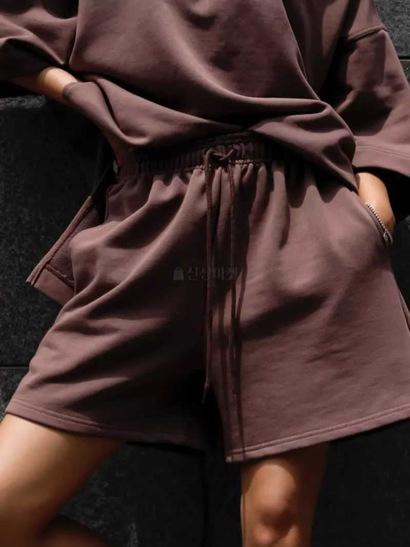 Paper Moon - Korean Women Fashion - #momslook - Half Length Sweat Shorts - 3