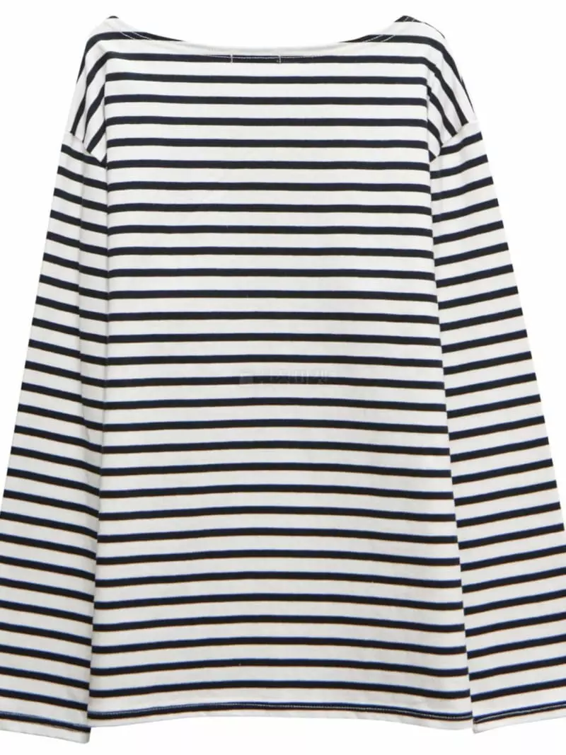 Paper Moon - Korean Women Fashion - #momslook - Cotton Vivid Stripes Tee - 9