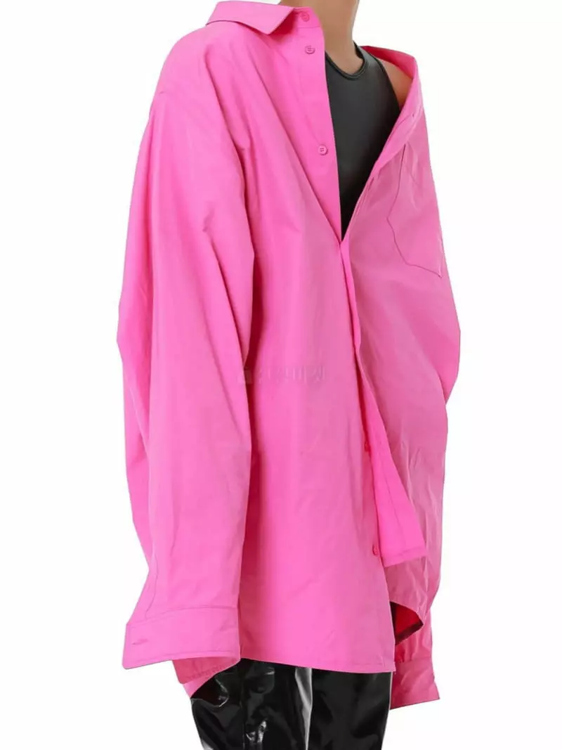 Paper Moon - Korean Women Fashion - #momslook - Unbalance Shirt - 7