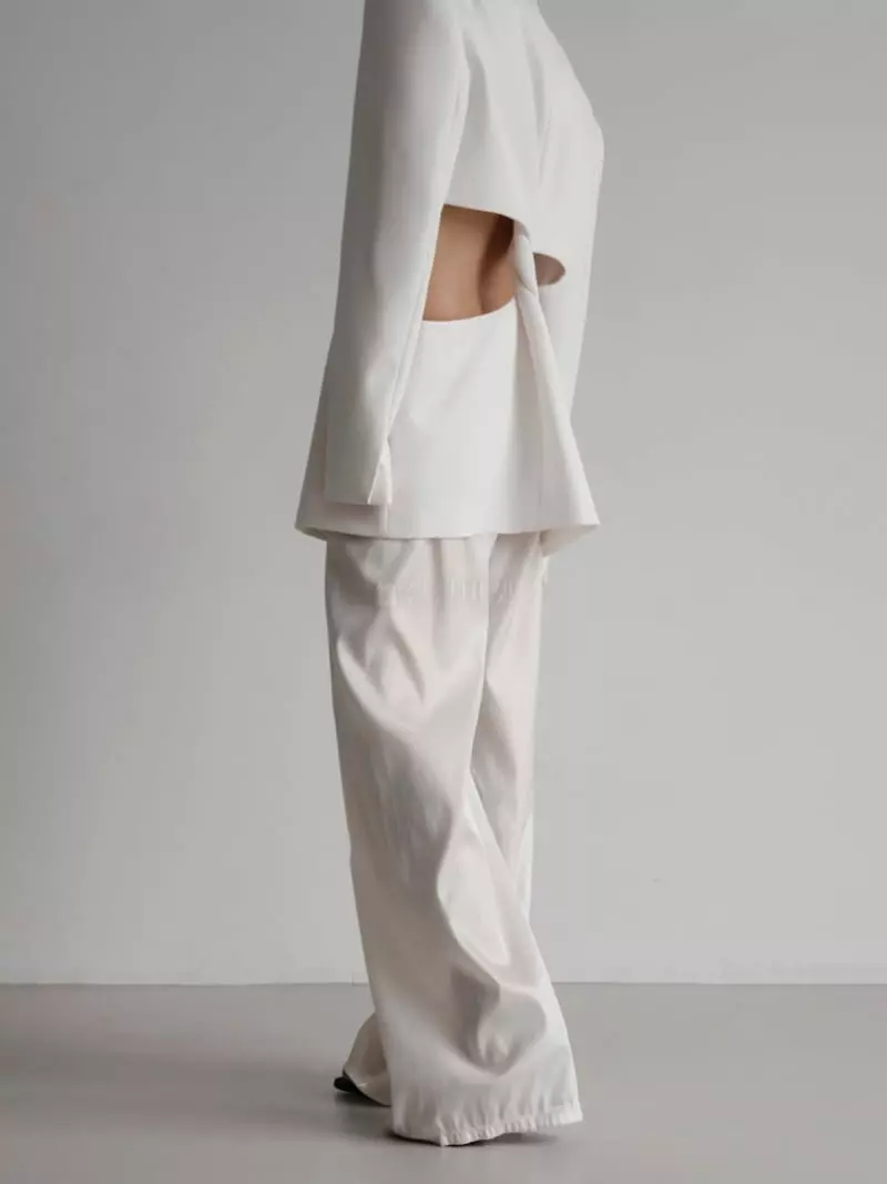 Paper Moon - Korean Women Fashion - #momslook - Sliky Pants - 5