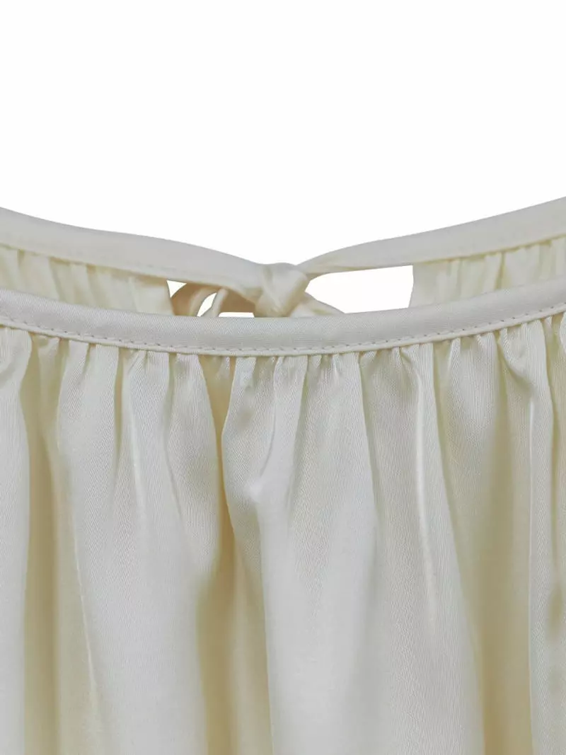 Paper Moon - Korean Women Fashion - #momslook - Shatin Ribbon One-piece - 12