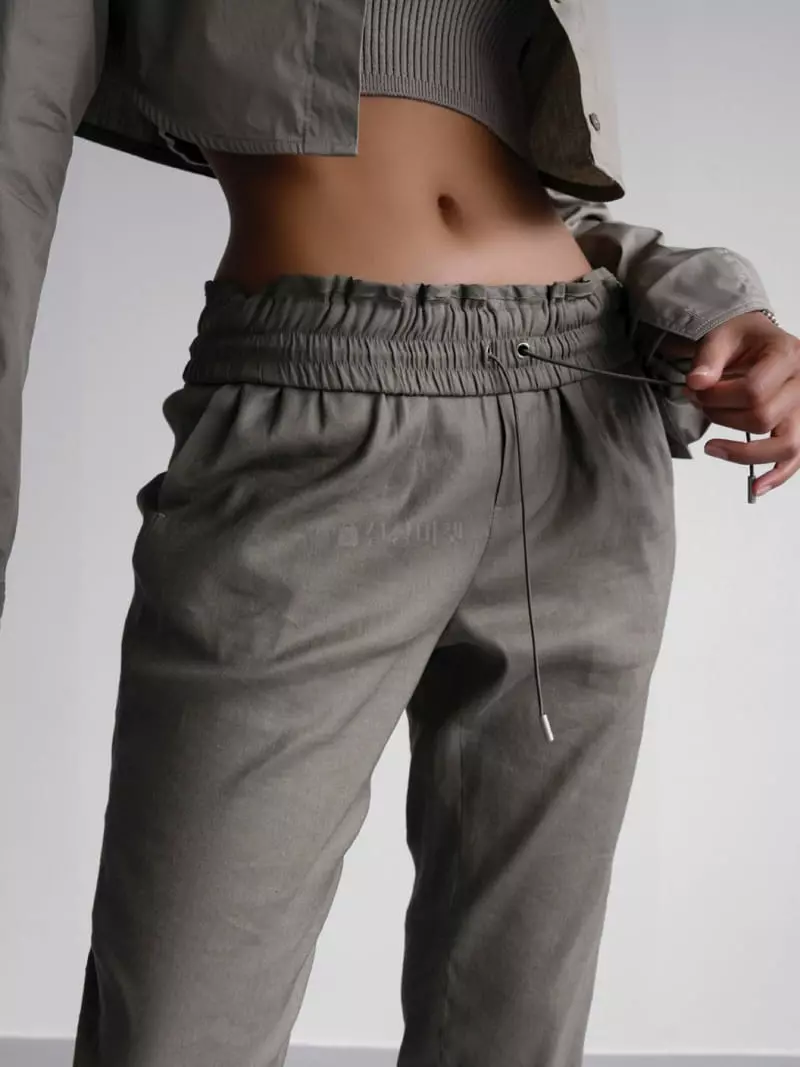 Paper Moon - Korean Women Fashion - #momslook - Banding Pants - 3