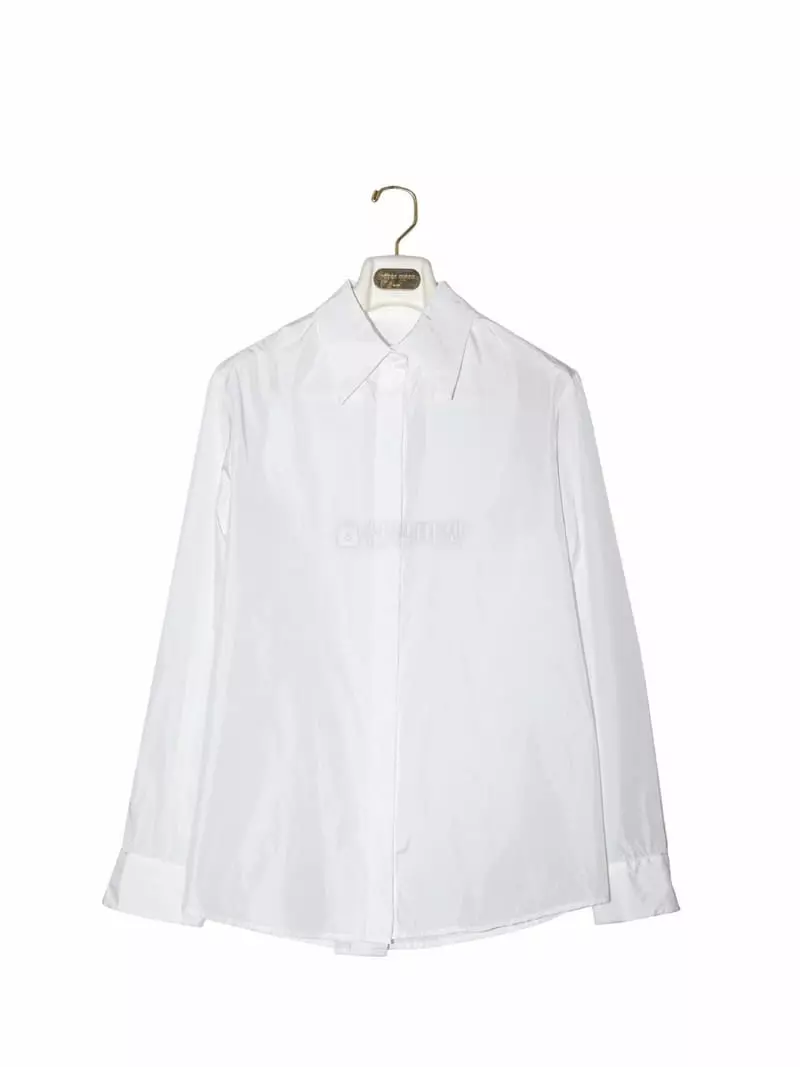 Paper Moon - Korean Women Fashion - #womensfashion - Nylon Back Slit Detail Shirt - 4