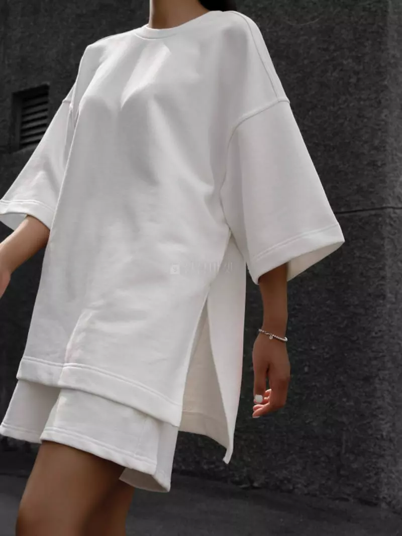 Paper Moon - Korean Women Fashion - #pursuepretty - Half Slit Sweatshirt - 5