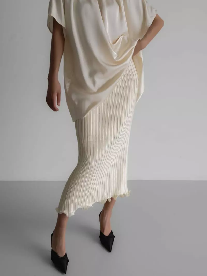 Paper Moon - Korean Women Fashion - #restrostyle - Shatin Ribbon One-piece - 3