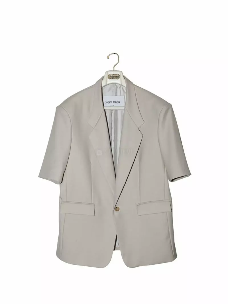 Paper Moon - Korean Women Fashion - #romanticstyle - Half Oversize Jacket - 6