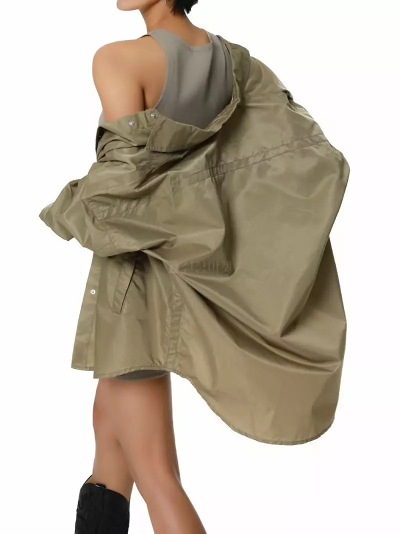 Paper Moon - Korean Women Fashion - #shopsmall - Shiny Shirt Jacket - 9