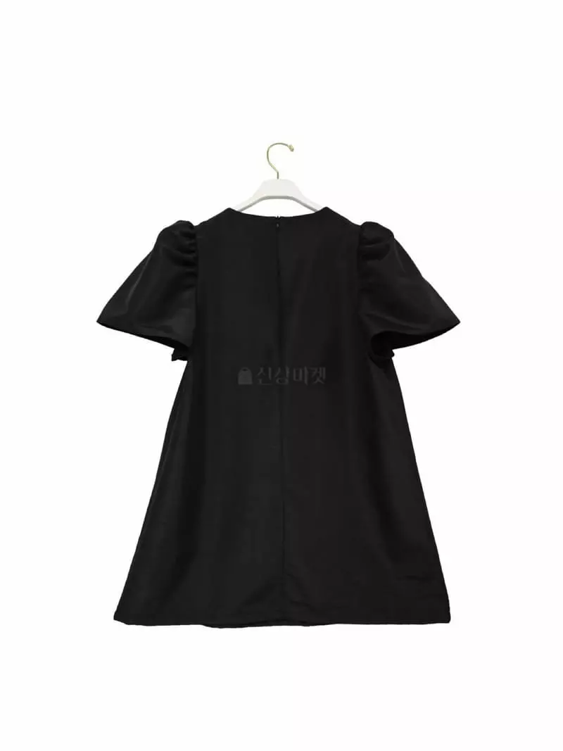 Paper Moon - Korean Women Fashion - #thatsdarling - Puff Metal One-piece - 3