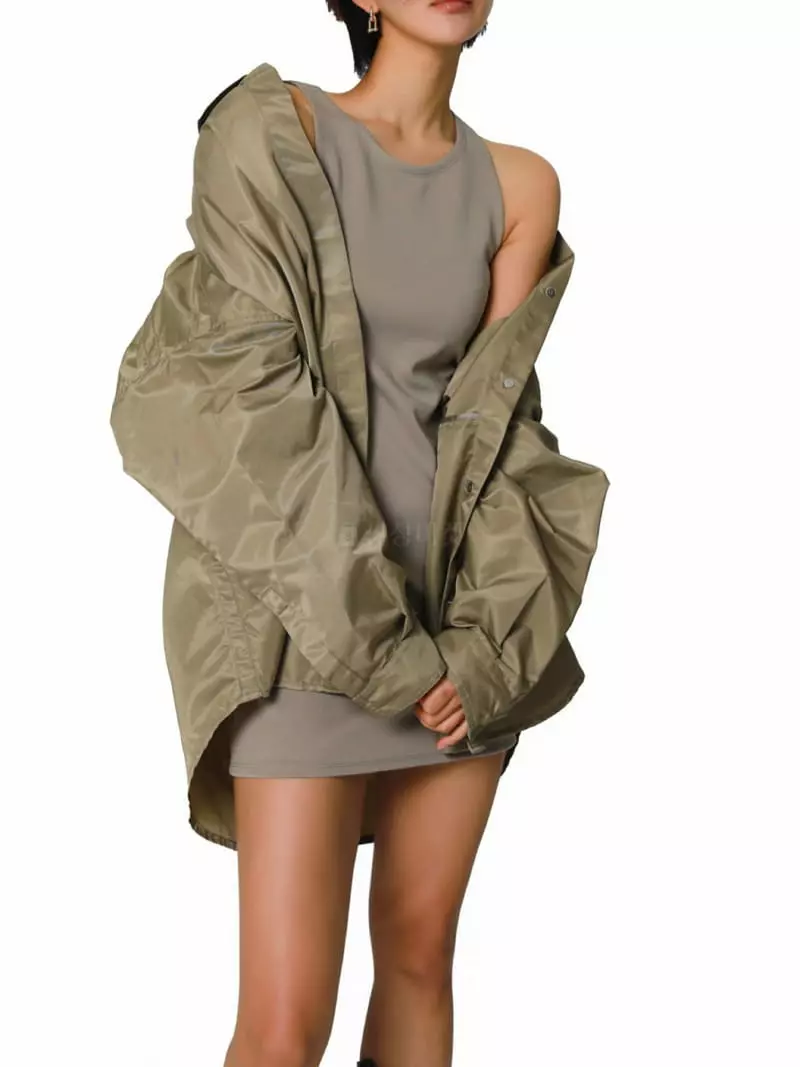 Paper Moon - Korean Women Fashion - #thelittlethings - Shiny Shirt Jacket - 11