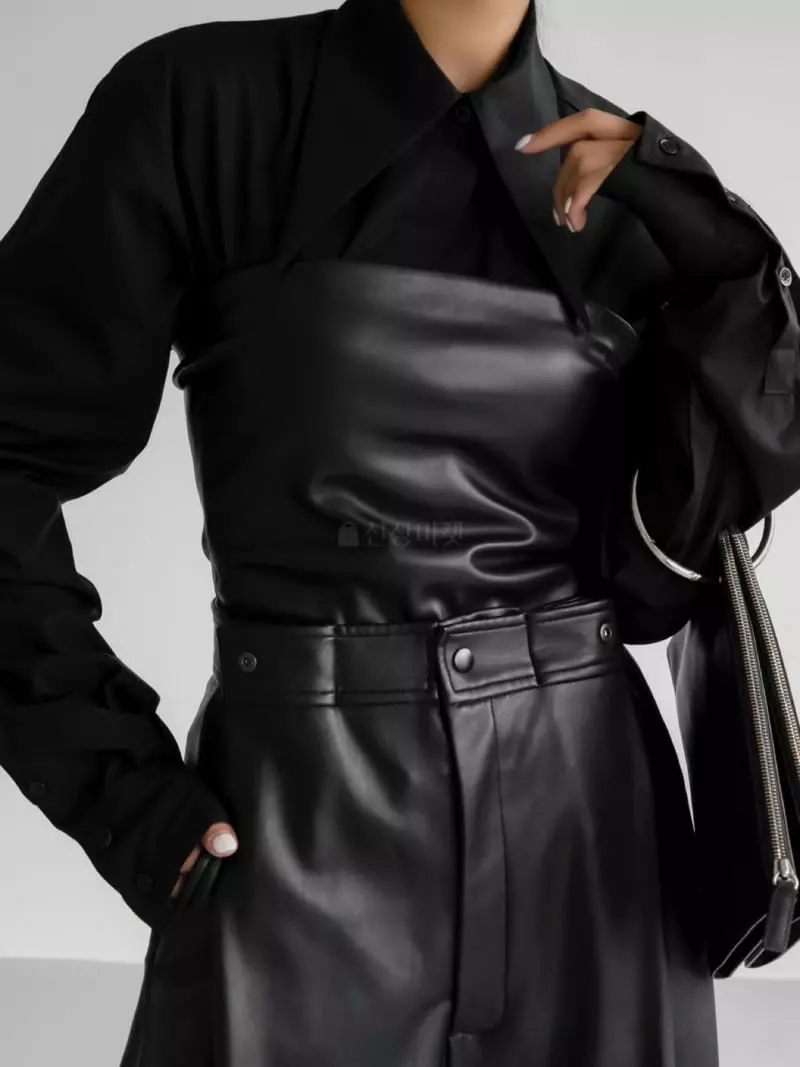 Paper Moon - Korean Women Fashion - #thelittlethings - Point Collar Slim Shirt - 5