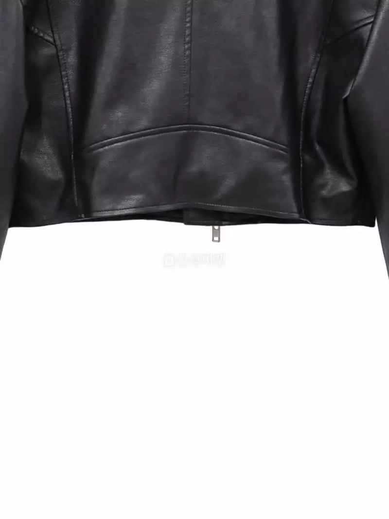 Paper Moon - Korean Women Fashion - #vintageinspired - Leather Biker Jacket - 12