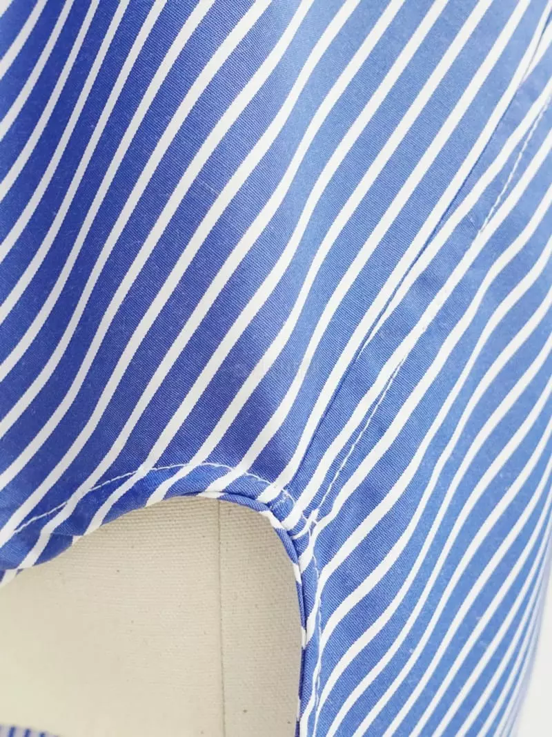 Paper Moon - Korean Women Fashion - #vintagekidsstyle - Stripes Shirt - 8
