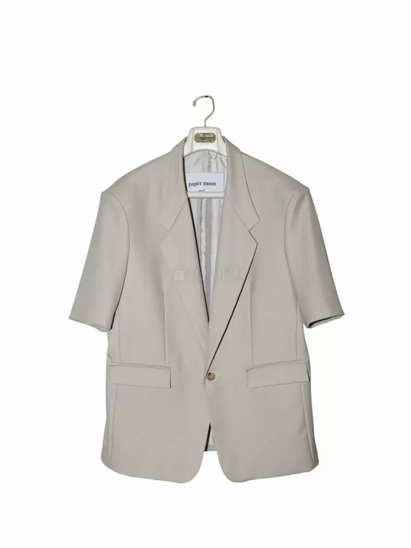 Paper Moon - Korean Women Fashion - #vintagekidsstyle - Half Oversize Jacket - 3