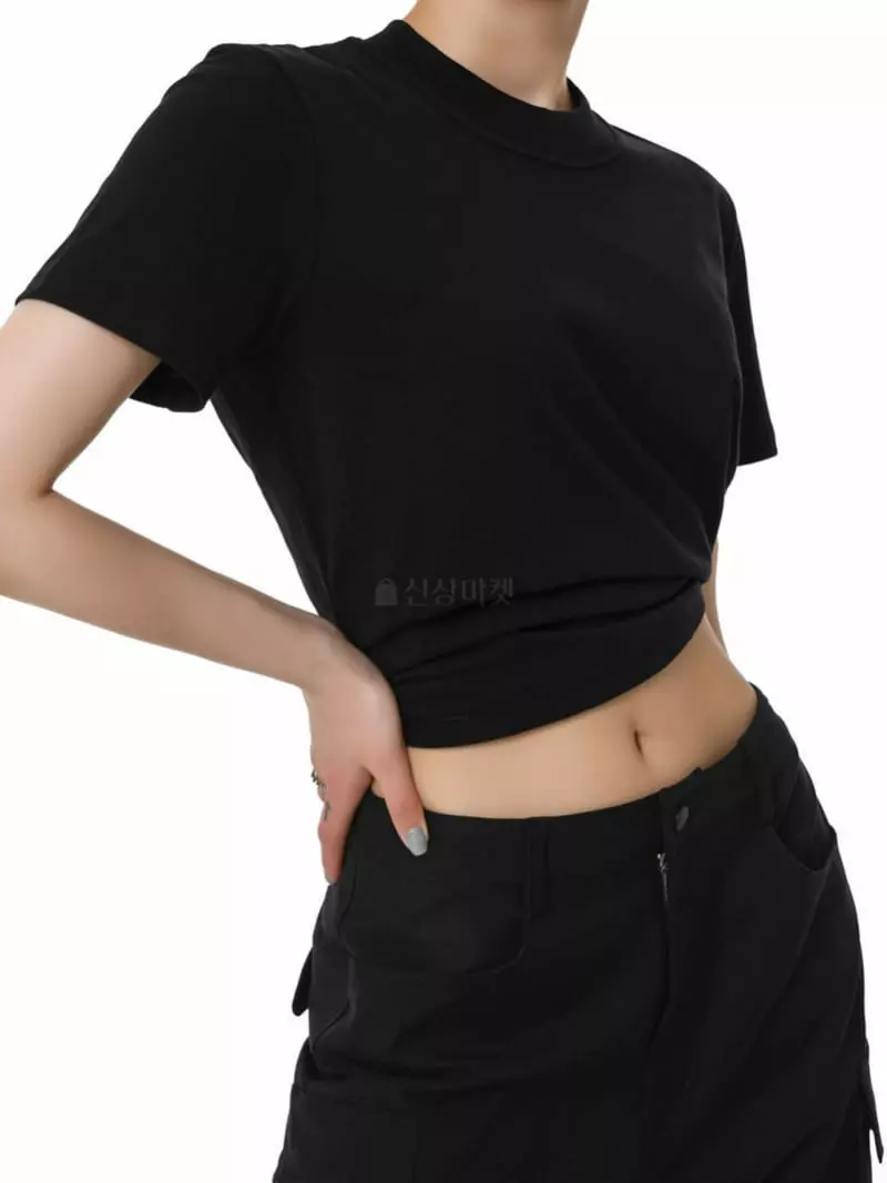 Paper Moon - Korean Women Fashion - #momslook - Crew Neck Tee - 4