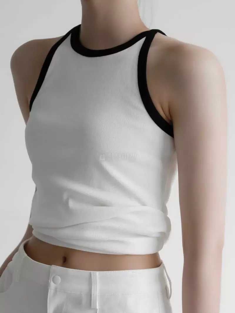 Paper Moon - Korean Women Fashion - #womensfashion - Color Sleeveless Top