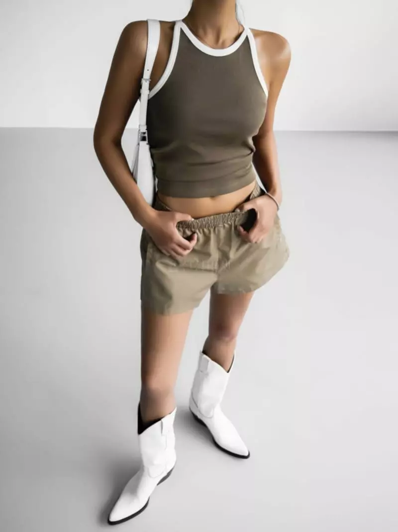 Paper Moon - Korean Women Fashion - #womensfashion - Color Sleeveless Top - 9