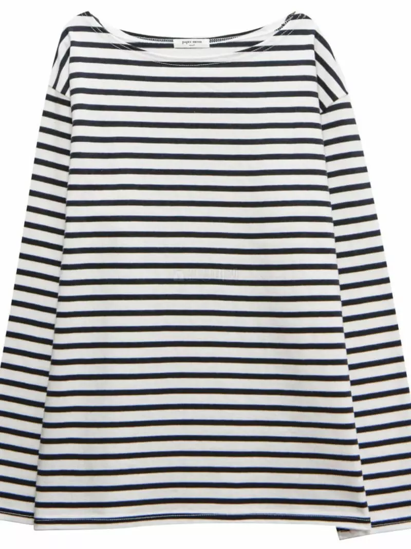 Paper Moon - Korean Women Fashion - #womensfashion - Cotton Vivid Stripes Tee - 8