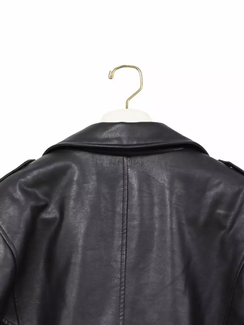 Paper Moon - Korean Women Fashion - #womensfashion - Leather Biker Jacket - 11