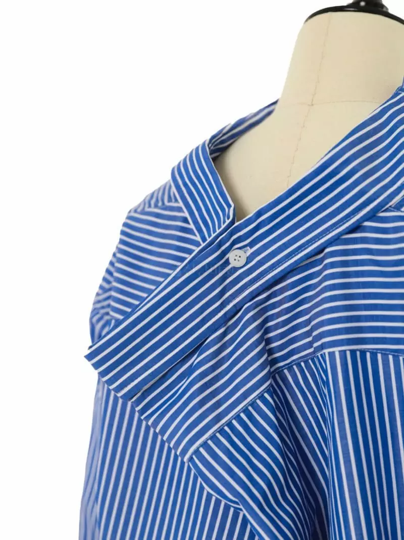 Paper Moon - Korean Women Fashion - #womensfashion - Stripes Shirt - 2