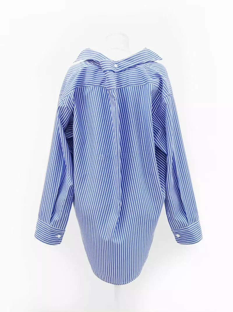 Paper Moon - Korean Women Fashion - #womensfashion - Stripes Shirt - 6