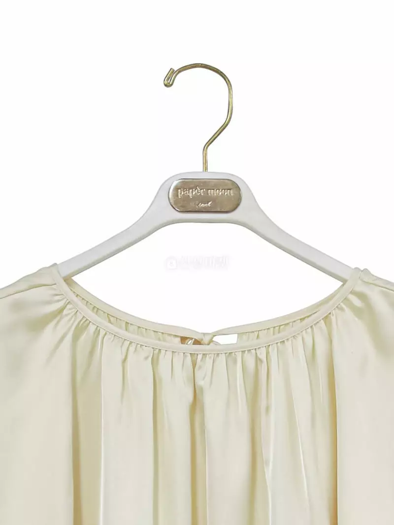 Paper Moon - Korean Women Fashion - #womensfashion - Shatin Ribbon One-piece - 11