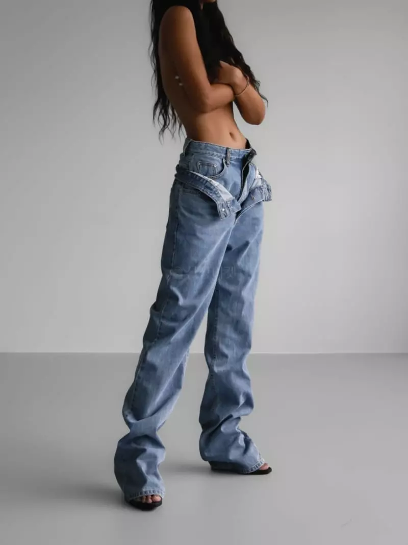 Paper Moon - Korean Women Fashion - #womensfashion - Maxy Length Jeans - 7
