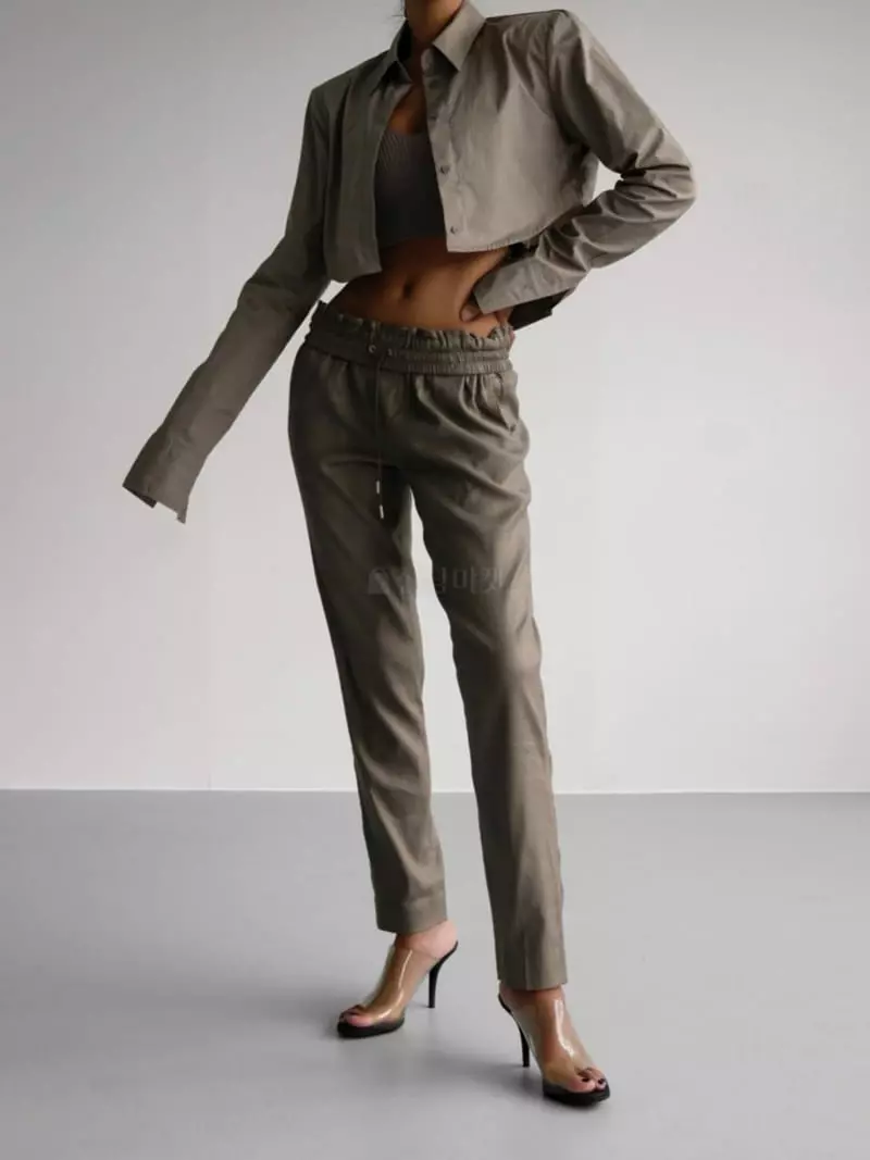 Paper Moon - Korean Women Fashion - #womensfashion - Banding Pants - 2