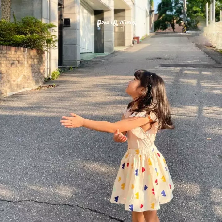 Paul & Nina - Korean Children Fashion - #discoveringself - Love Frill Tee - 2