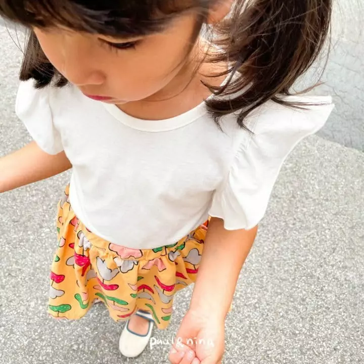 Paul & Nina - Korean Children Fashion - #littlefashionista - Love Frill Tee - 8