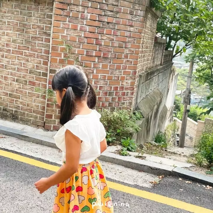 Paul & Nina - Korean Children Fashion - #magicofchildhood - Love Frill Tee - 9
