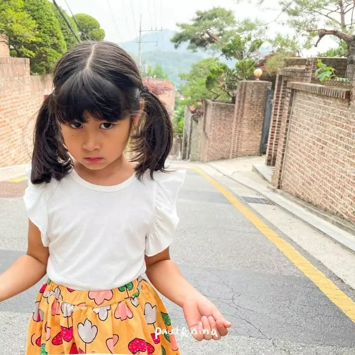Paul & Nina - Korean Children Fashion - #minifashionista - Love Frill Tee - 10