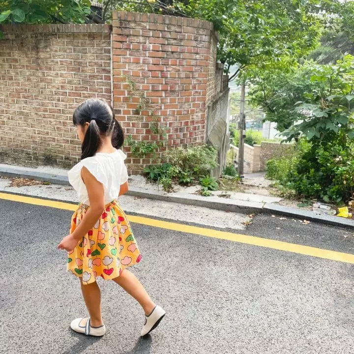 Paul & Nina - Korean Children Fashion - #prettylittlegirls - Love Frill Tee - 11
