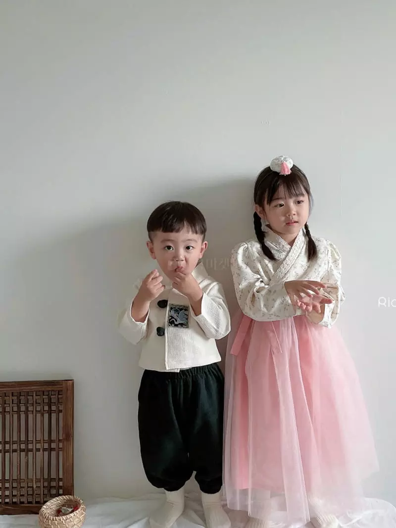 Rica - Korean Children Fashion - #childofig - Flower Hanbok - 6