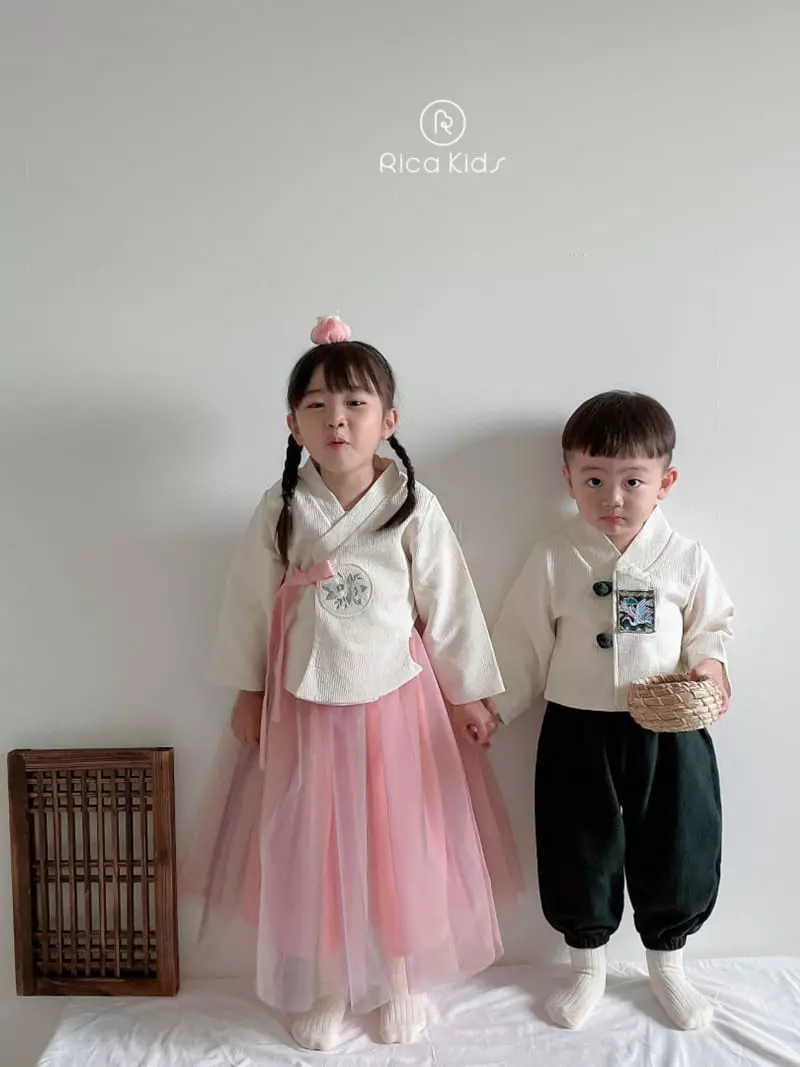 Rica - Korean Children Fashion - #kidsshorts - Embroidery Dang Hanbok - 10