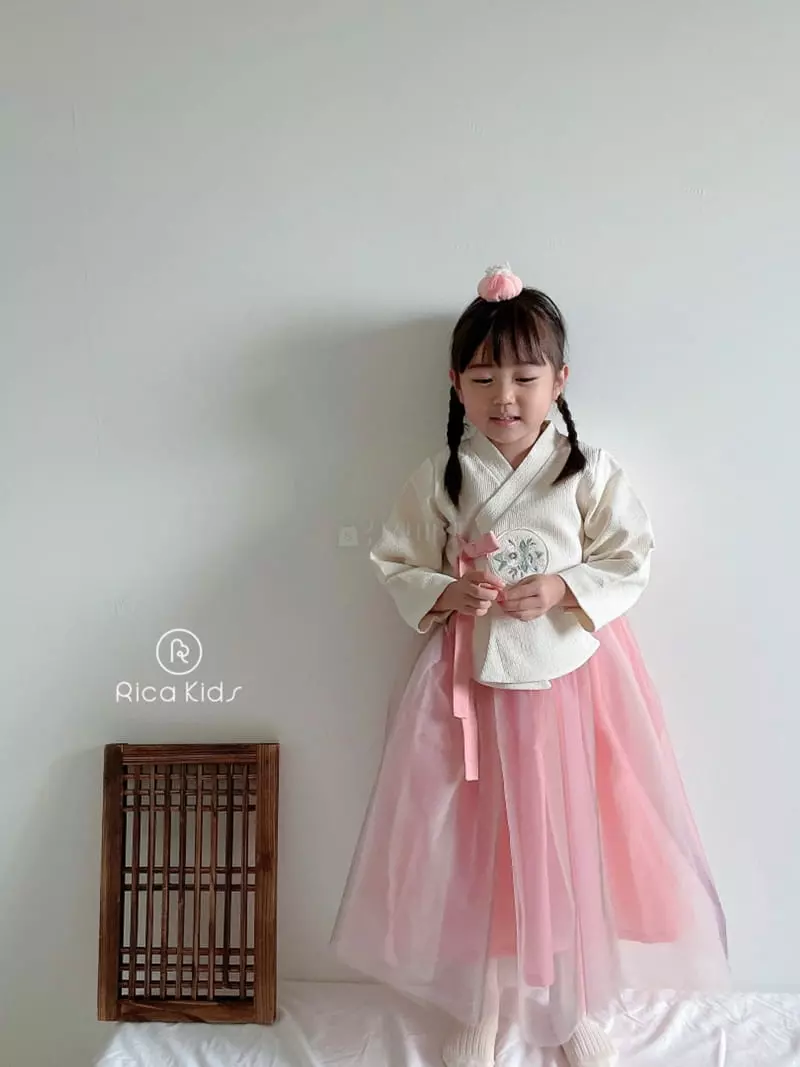 Rica - Korean Children Fashion - #prettylittlegirls - Embroidery Dang Hanbok