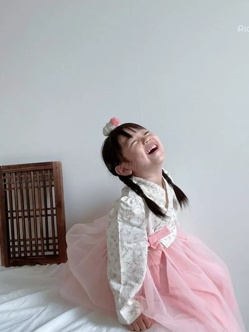 Rica - Korean Children Fashion - #todddlerfashion - Flower Hanbok - 3