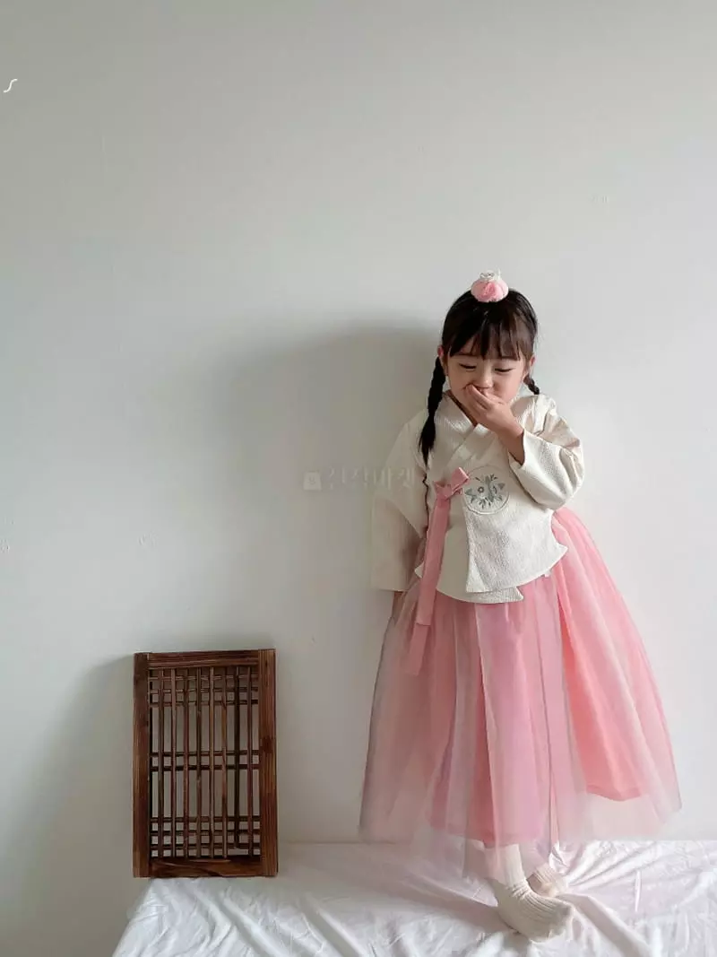 Rica - Korean Children Fashion - #todddlerfashion - Embroidery Dang Hanbok - 2
