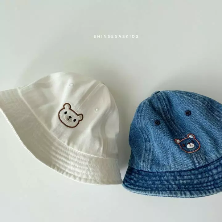 Shinseage Kids - Korean Baby Fashion - #babyoninstagram - Bear String Bucket Hat