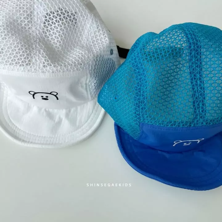 Shinseage Kids - Korean Children Fashion - #kidzfashiontrend - Bear Mesh Cap - 2