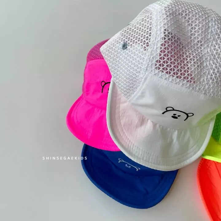 Shinseage Kids - Korean Children Fashion - #Kfashion4kids - Bear Mesh Cap - 4