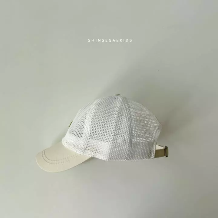 Shinseage Kids - Korean Children Fashion - #magicofchildhood - Mini Smile Mesh Cap - 4