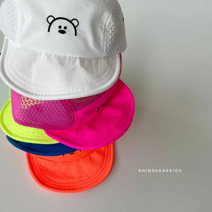 Shinseage Kids - Korean Children Fashion - #minifashionista - Bear Mesh Cap - 6