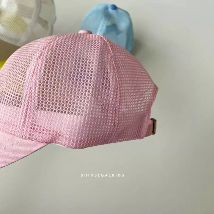 Shinseage Kids - Korean Children Fashion - #prettylittlegirls - Mini Smile Mesh Cap - 5