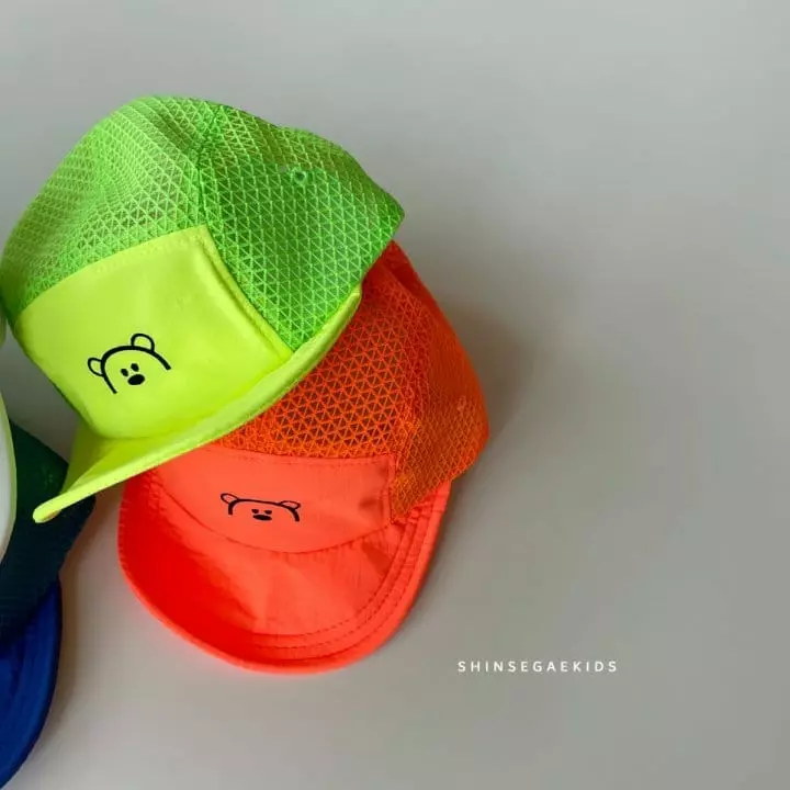 Shinseage Kids - Korean Children Fashion - #stylishchildhood - Bear Mesh Cap - 10