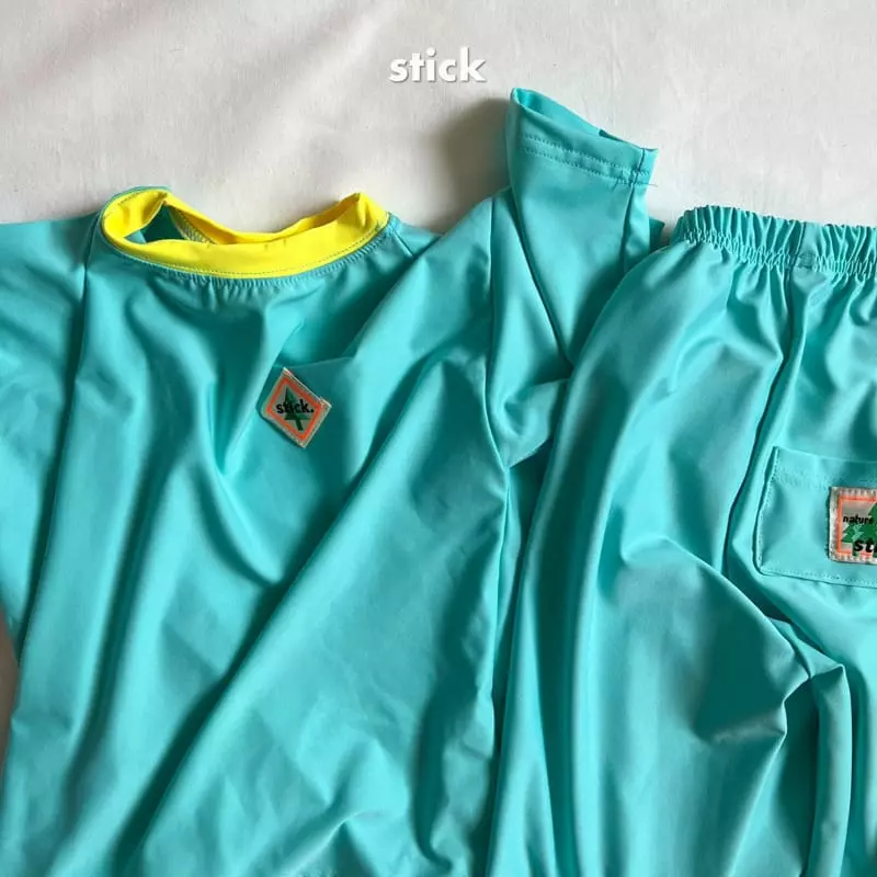 Stick - Korean Children Fashion - #kidsshorts - UV Multi Top Bottom Set - 4