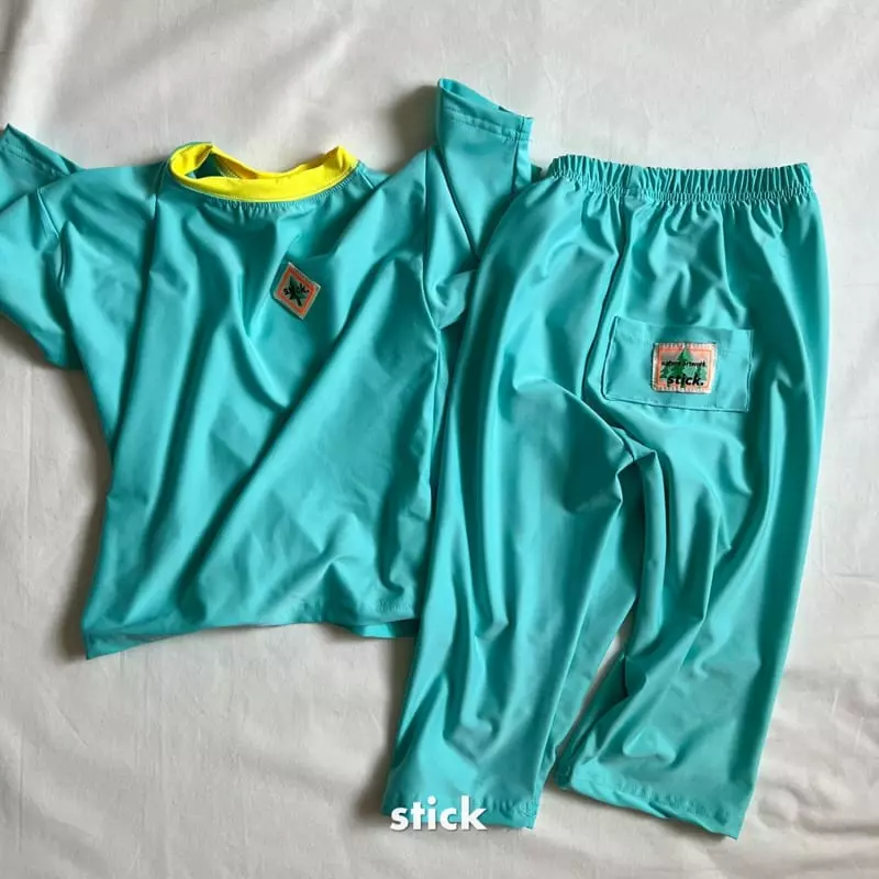 Stick - Korean Children Fashion - #kidzfashiontrend - UV Multi Top Bottom Set - 5