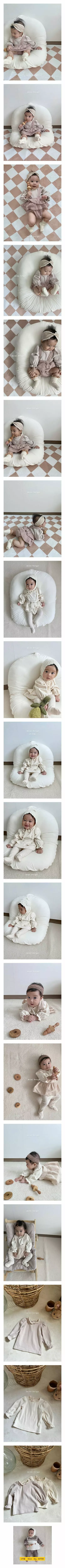 The Beige - Korean Baby Fashion - #babywear - Frill Tee