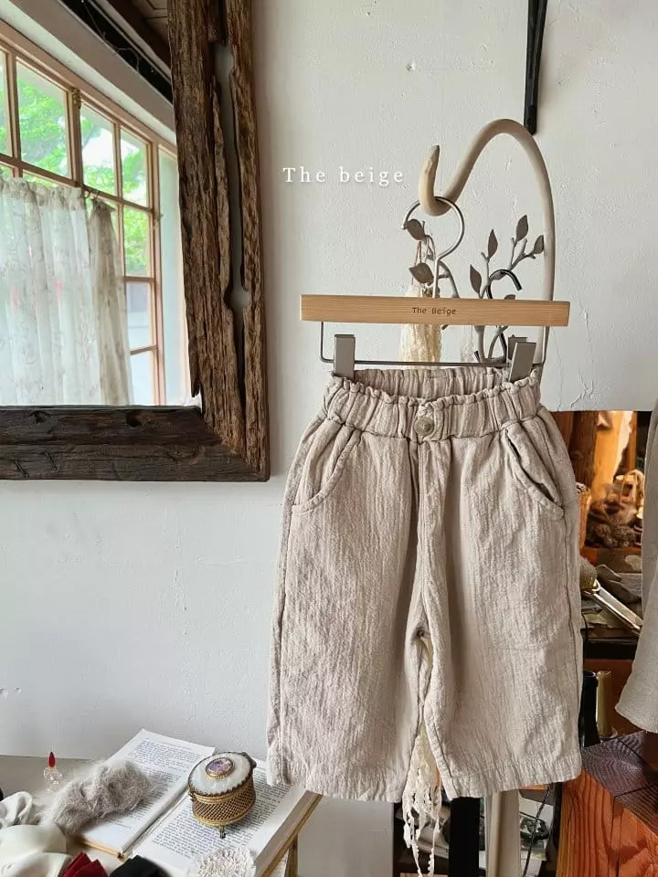 The Beige - Korean Children Fashion - #Kfashion4kids - Natural Baggy Pants