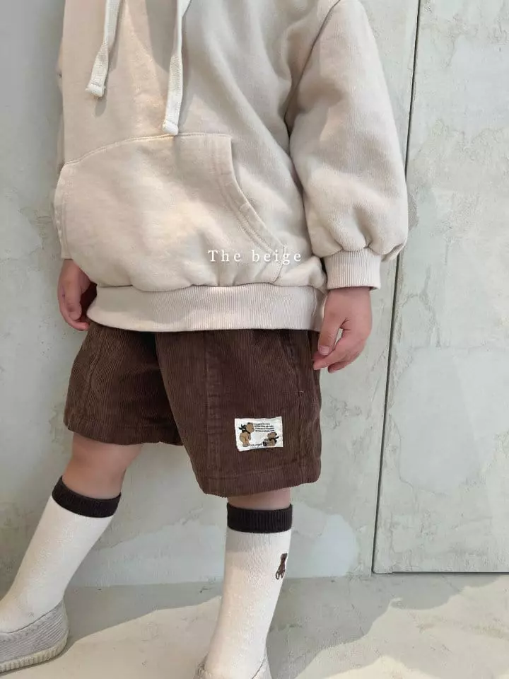 The Beige - Korean Children Fashion - #childofig - Rib Label Shorts - 12