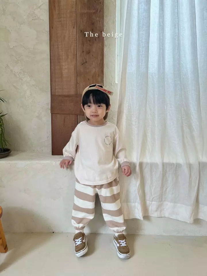 The Beige - Korean Children Fashion - #childofig - Stripes Jogger Pants - 8